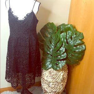 ASTR black lace party dress